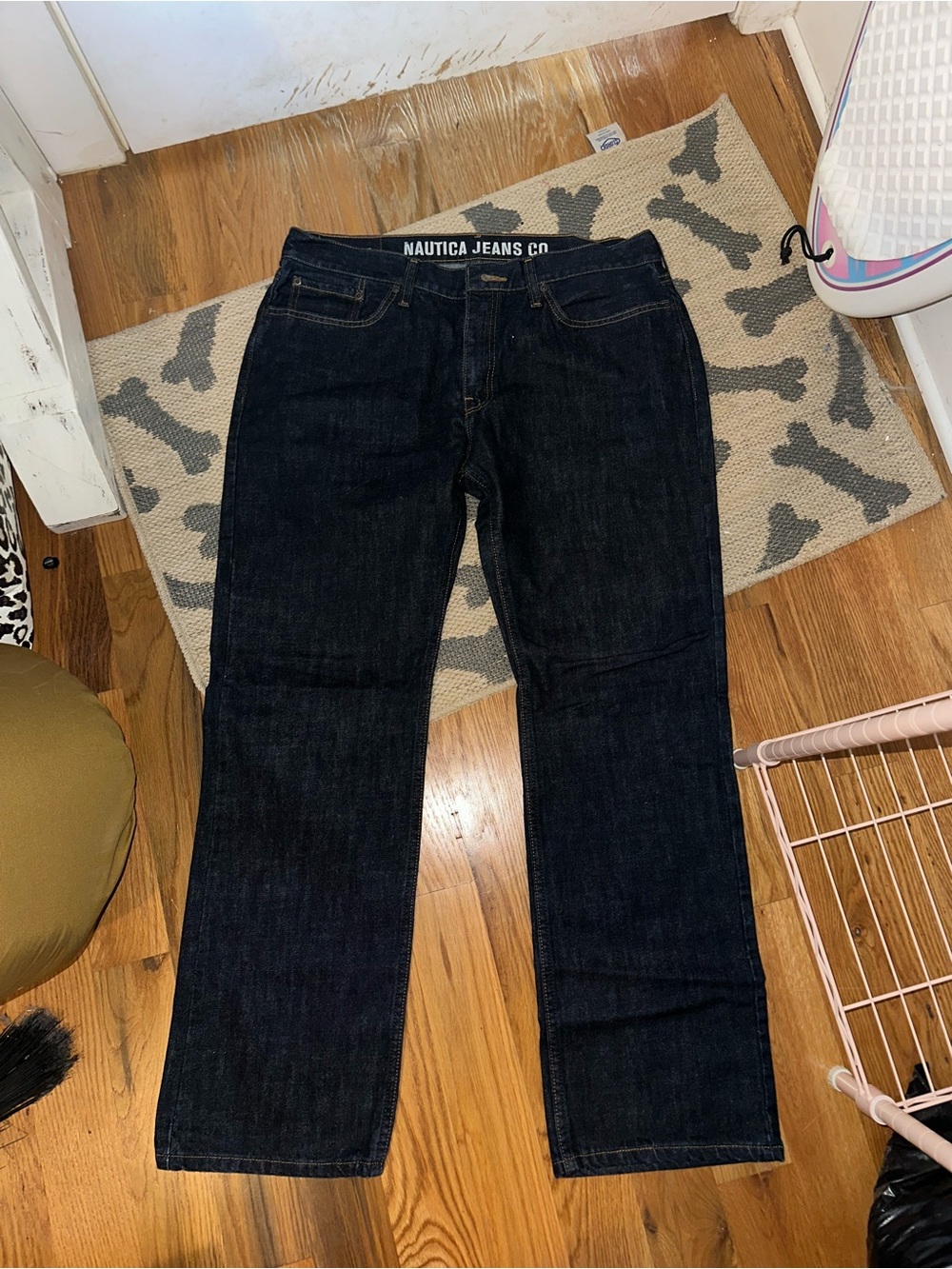 Nautica Men's Straight Leg Jeans - Dark Indigo